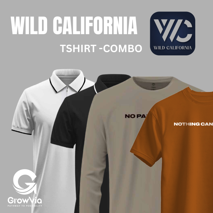 Wild California Tshirt Combo 
