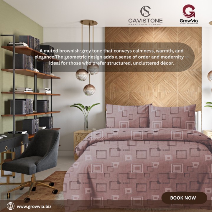 Cavistone -Trilux (Premium Bed sheet set)