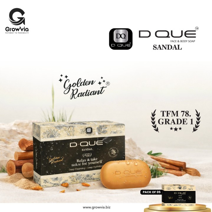 DQ BATHING SOAP (Sandal) -Pack of 5