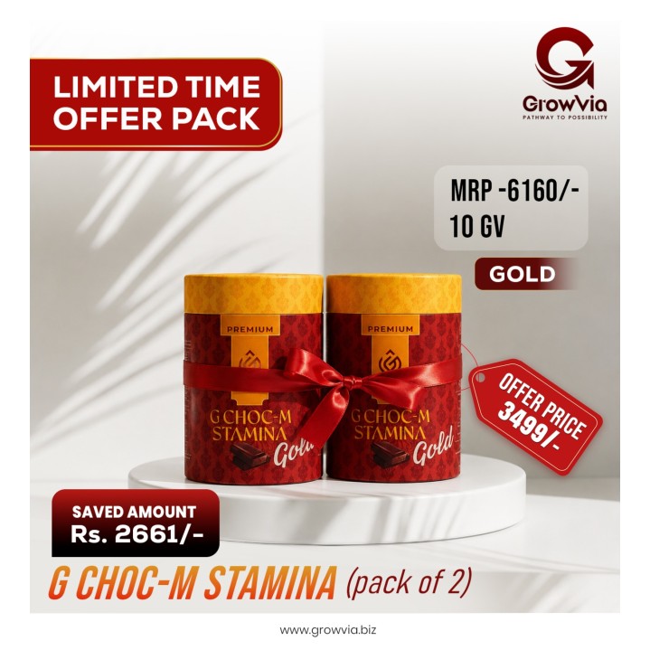 G Choc-M Stamina Gold (Pack of 2)